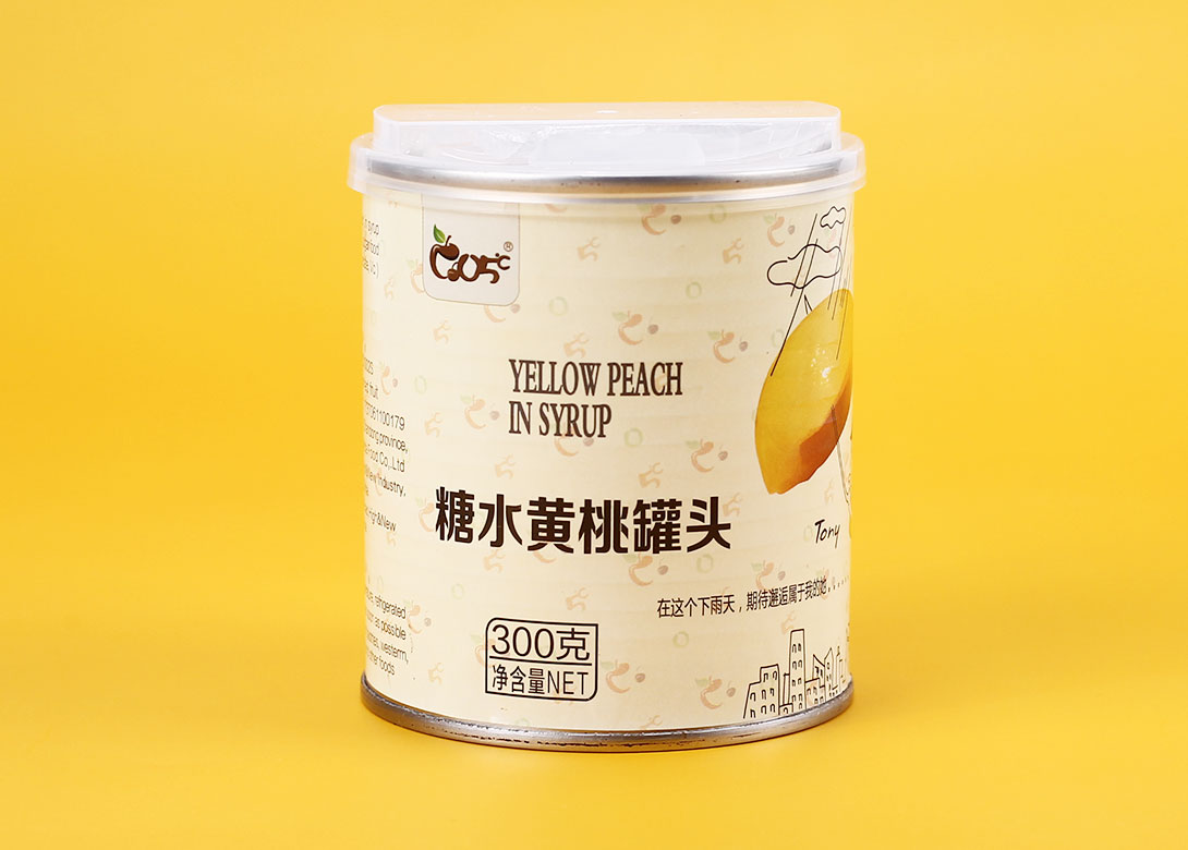 Canned yellow peach in syrup 300g